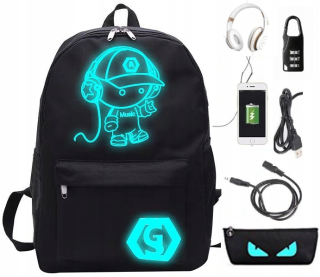 Školský batoh - Clowing Backpack School Youth + USB Cencil Case