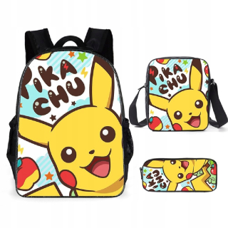Pokémon - Batoh School Pokemon Pikachu Set 3 46 Si Poke