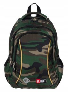Školský batoh - Školský batoh 3 komora st. Haright camo