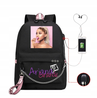 Školská taška, batoh - Školský batoh Ariana Grande Colors Veľký A4 USB
