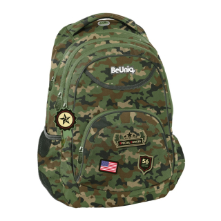 Školský batoh - Školská batohová armáda camo mládež beuniq
