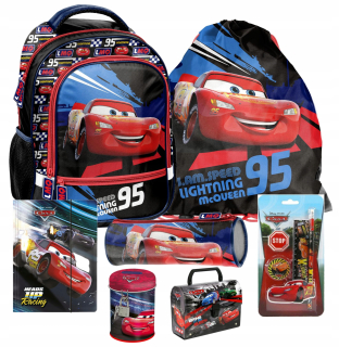 Školský batoh - Autá 7W1 auto školy back batoh tuba batoh a