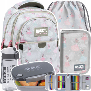 Školský batoh - Zálohovacia škola batoh Fairy Bunny set 5el.