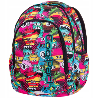 Coolpack Pink School Batoh Farebné príšery 23l