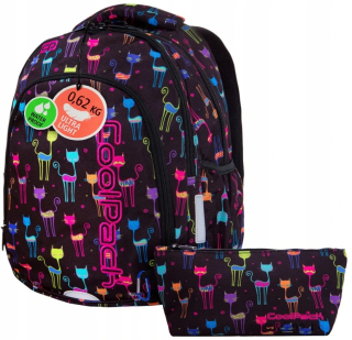 Školský batoh - Coolpack Prime 23l B25046 Coolpack Back 2in1 Cats