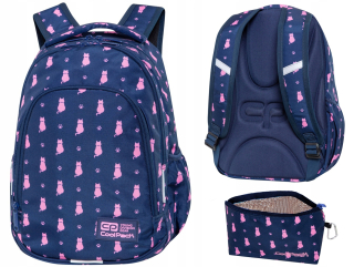 Školský batoh - Coolpack Prime Coolpack Prima Backch Pink Citches + Bag
