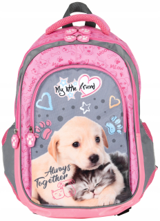 Školský batoh - Four -Chamber School Backpack St. Majewski-8467