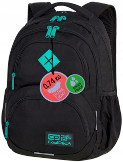 Školská taška, batoh - Školský batoh Dart 27L A396 Black Mint Coolpack