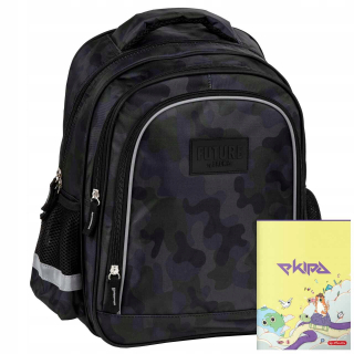 Školský batoh - Batohský batoh DF19 v Camo + Notebook 60K.