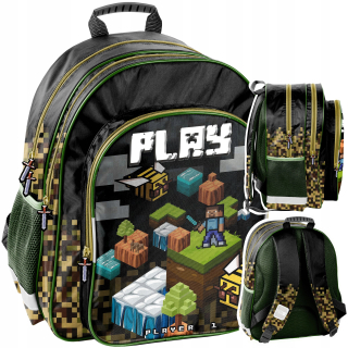 Batoh školy pre chlapcov Pixels Game Paso Game