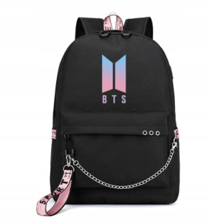 Školský batoh - Batohský batoh pre BTS USB K-Pop Bangtan School
