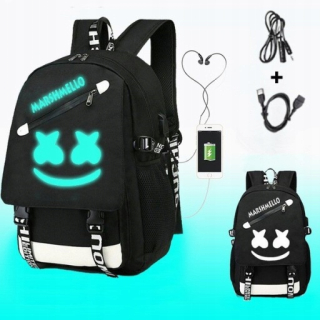 Školský batoh - Priatelia Marshmello šťastie batoh batohu