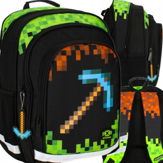 Minecraft -  Game Pixel Pixel Pixel Pixel School Backpack Game StarPak
