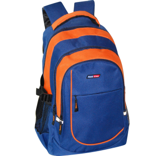 Školská taška, batoh - Navy-Orange School Batchpack - Semine