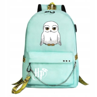 Školský batoh - Harry Potter School Backpack Sowa Veľký A4 USB