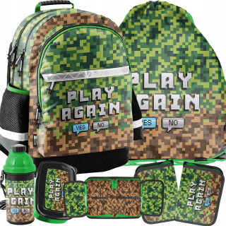 Školský batoh - Minecraft School Backpack hry pre chlapcov set