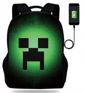 Minecraft - Školský batoh minecraft mládež nová príležitosť