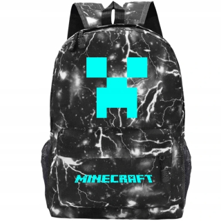 Školský batoh - Batoh Minecraft School Batoh žiariaci v tme