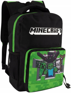 Školský batoh - Školský batoh Minecraft School School Bag Veľký A4
