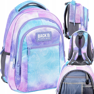 Školský batoh - Ombre Pastel mládežnícky batohový batoh