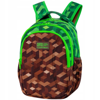Školský batoh - Batoh pre mládež pre chlapca 3D pixely