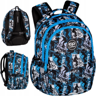 Školský batoh - Radosť z cyklistov coolpack mládežnícky batoh