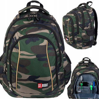 Školský batoh - Batoh pre mládež Camo 4 Chambers St.right