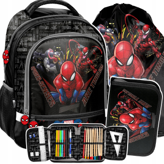 Školský batoh - Spiderman Paso Youth School Batoh Set