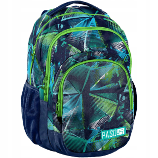 Školský batoh - Batoh pre mládež zeleného kaleidoskopu