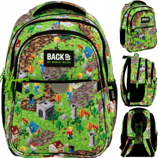 Školský batoh - Batoh pre mládež Minecraft pre fanúšikov