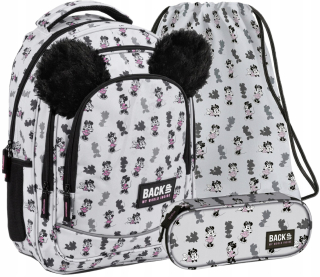ŠKOLSKÝ BATOH MINNIE MOUSE MINNI S NASTAVENÝMI ušami