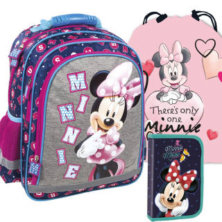 Školský batoh - Školský batoh Minnie Mouse do 1. triedy 3in1