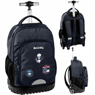 Školská taška, batoh - Školský batoh na Nasa kolesá UFO Black