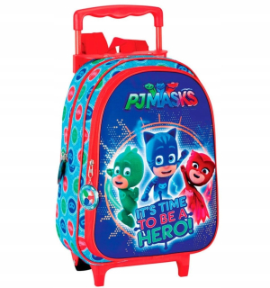 Školský batoh - Batohský batoh na kolieskach masky PJ