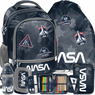 Školská taška, batoh - Školský batoh NASA Space Set 5W1 Paso