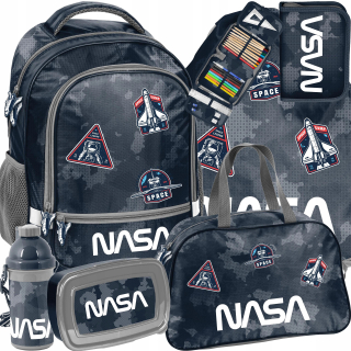 Školská taška, batoh - Školský batoh Nasa Kosmiczny Set 6in1 Paso