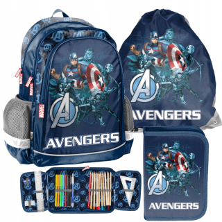 Školský batoh - Paso Avengers School Backpack - Set 3 El. !!!