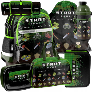 Školský batoh - Paso Gaming Start School Backpack- Mega Set !!!