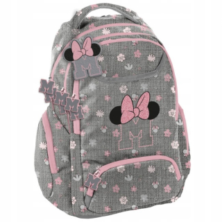 Školská taška, batoh - Školský batoh Paso Minnie Gray Grey Dist-2908