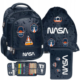 Školský batoh - ŠKOLSKÝ BATOH NASA PASO - SADA 3 PRVKOV !!!