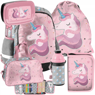 Školský batoh - Paso Unicorn School Backpack- Mega Set !!!