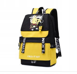 Školský batoh - Školský batoh pikachu pokémon prenosný telefón