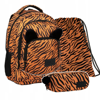 Školská taška, batoh - Školský batoh Ceruzka Case Bag Backup Tiger so šou