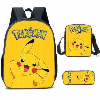 Pokémon - Školský batoh Pokemon Pikachu Set Ceruzkový prípad