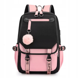 Školský batoh - Tik Tik Tok Galaxy Veľký batoh USB School A4