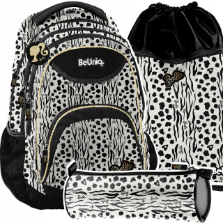 Školský batoh mládeže set Barbie Leopard