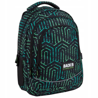 Školský batoh - Batohský batoh pre chlapec zálohovanie 3d čierny 26l