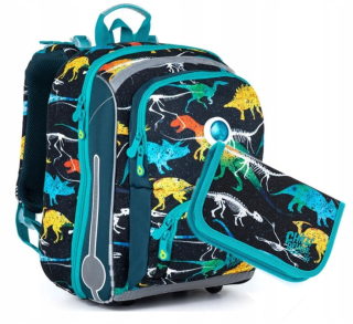 Školská taška, batoh - BACKPACK TOPGAL CUSTE 2IN1 DINO BEBE 21012 B