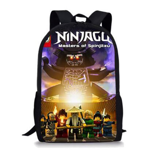 Školská taška, batoh - BACKPACK BAG NINJAGO + HEADPHONE PASE