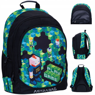 Backpack School School Bag pre chlapca hrá pixele